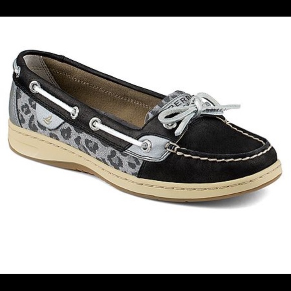 Sperry Shoes - Sperry Top-Sider angelfish leopard jacquard size 6